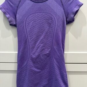 lululemon athletica Purple Short Sleeve Tee